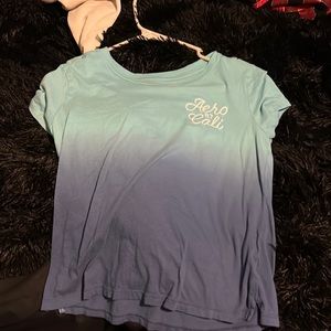 Ombré tee. Size Small